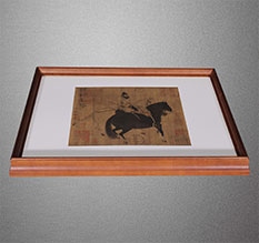 兰坪书画装裱配框服务案例